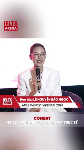 💫Học là phải chủ động, phải sát với thực tế 🌟 một trong lý do tại sao Arena chọn C.O.M.B.A.T là chiến lược để đồng hành cùng mọi học viên #ieltsarena #ielts #xuhuong #fyppppppppppppppppppppppp #lenguyenbaongoc 