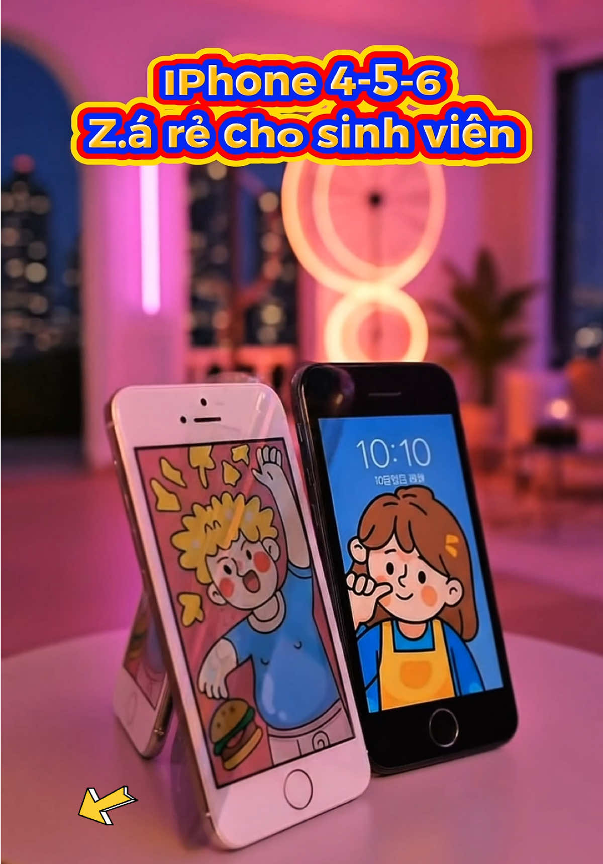 Ip 4-5-6 zá rẻ cho sinh viên #iphone #iphonegiarezin #viral #xuhuongtiktok #thinhhanh 