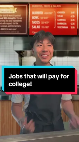 Jobs That Will Pay College 🏫 Some jobs will actually pay you to get a degree! However there are stipulations. For example, Chipotle will cover up to $5,250 a year in tuition for working 15 hours a week (not bad). Starbucks will pay 100% of your tuition for an online degree through ASU if you work 20 or more hours a week (online degree only tho). But Target will fully cover select degrees in business, tech, and more for part-time employees too! Have you or do you know anyone who has done this? I wanna know how it went and if you think it’s worth it! #money #PersonalFinance #investing #mindset #wealth       