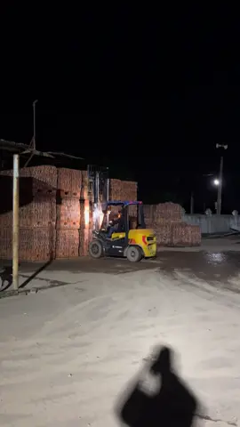 Xe nâng 3T phục vụ nhà máy gạch