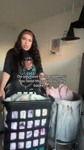 My back definitely needed this oversized laundry hamper!  @SONGMICS HOME  #laundry #laundryhamper #cleaninghacks #tiktokshopcreatorpicks #tiktokshopfalldealsforyou 