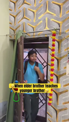 😂When Elder Brother Teaches Younger Brother 😂#😂😂😂😂😂😂🤗🤗🤗😁😁😁#shorts #shorts #waseemkishorts#teachers 