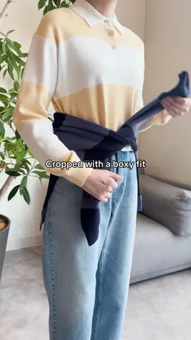 Cropped and boxy? 💌 Say less. Snag our UNIQLO and JW ANDERSON Smooth Cotton Polo Sweater now! #UniqloSG #JWAnderson #UniqloJWAnderson