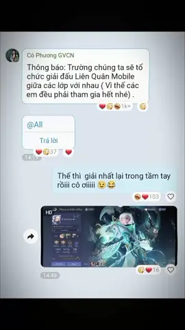 Giải đấu Liên Quân Mobile giữa các lớp🤫😂😂 #lienquanmobile #creatortiemnang #xuhuongtiktok #xh 