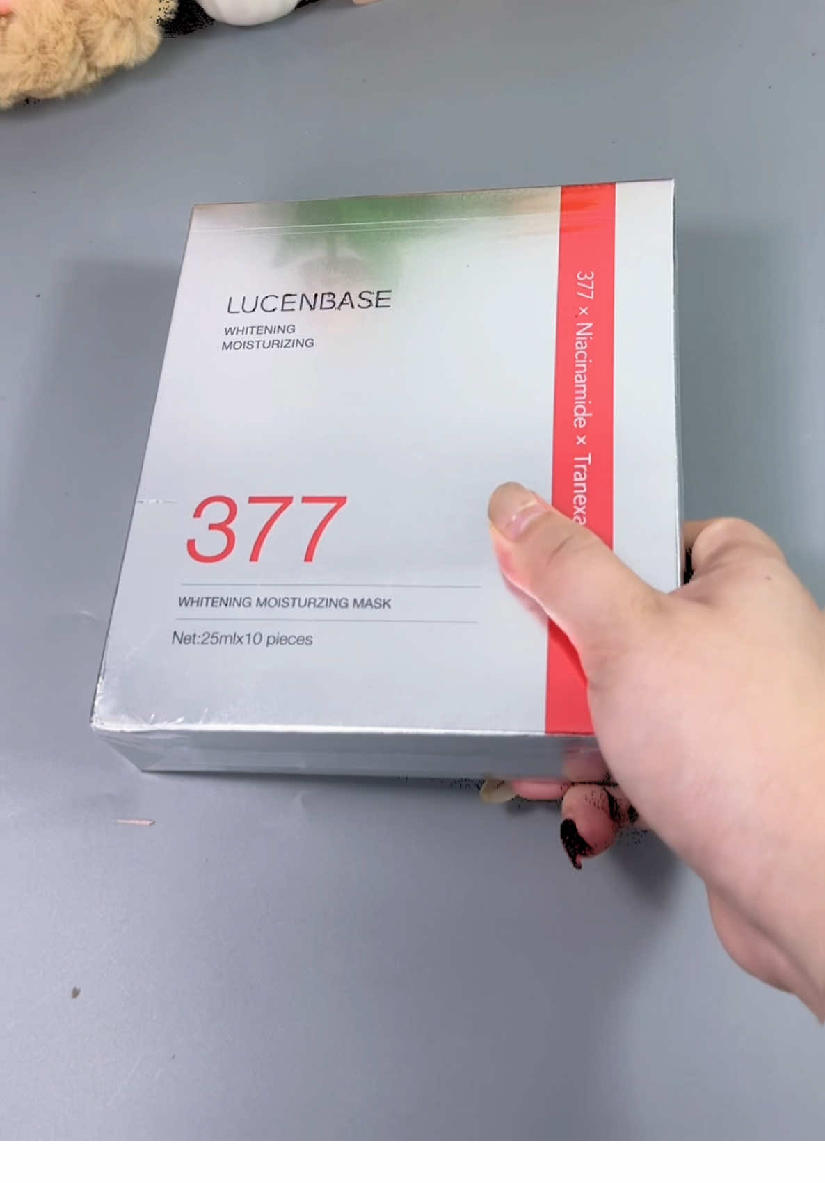 Chưa test thử mà thấy bao bì là quá sang xịn mịn gòi #hanyreview #lucenbase #mask #matnagiay 