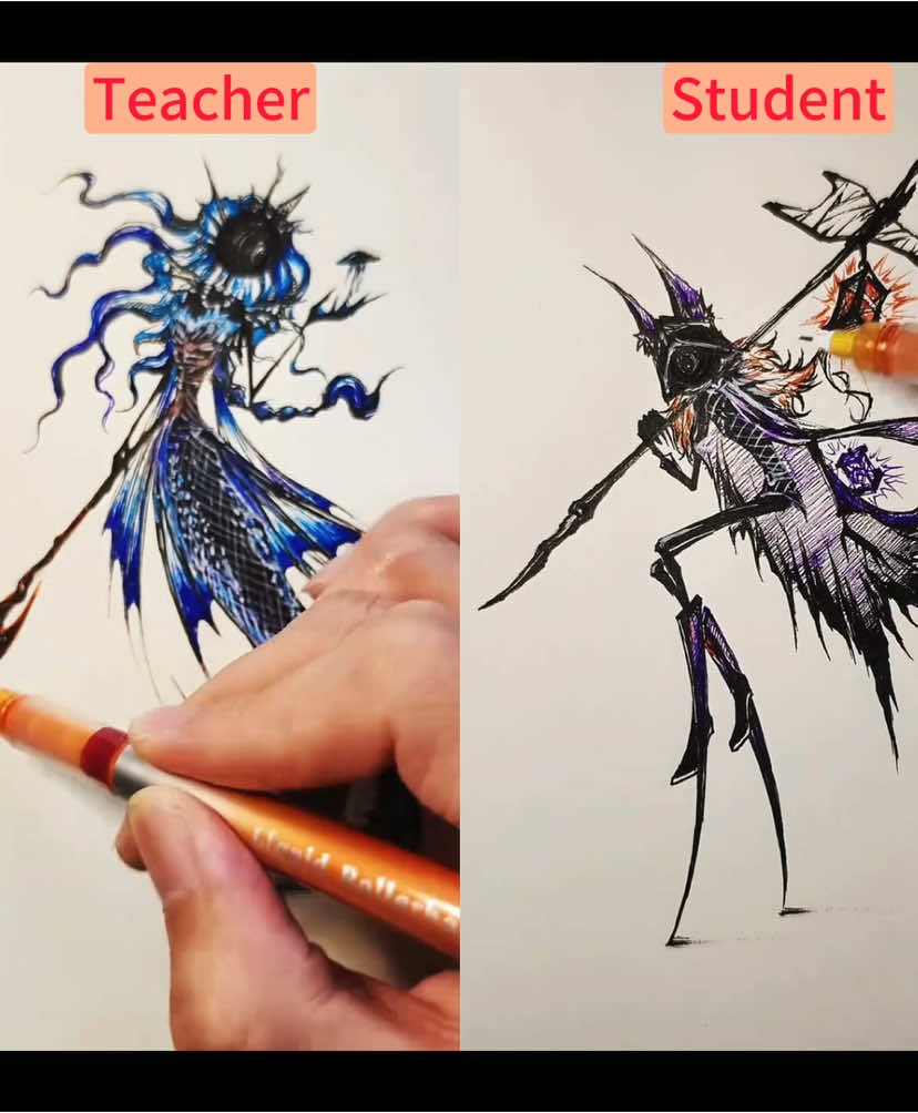 So easy 🔥🔥👍#fyp #fouryou #draw #painting #drawing #tiktok 