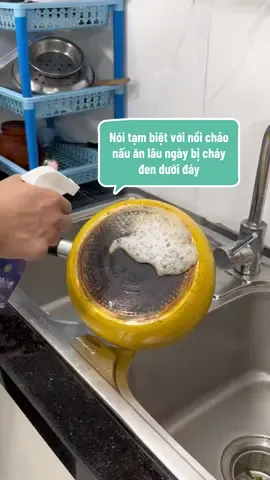Nói tạm biệt với nồi chảo nấu ăn lâu ngày bị cháy đen dưới đáy #LearnOnTikTok #noitro #drnatro #CleanTok #taydanang  