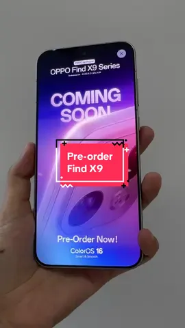 Pre order now Find X9 !! letsgooooooo #Oppo #OppoMalaysia #OppoFindXSeries #OppoFindX9 #fyppppppppppppppppppppppp 