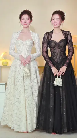 Celina dress - phiên bản trắng và đen từ @Sò Vintage 