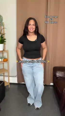 Este modelo de jeans de @Halara_official está hermoso y comodisimo. #halara #halarajeans #halarajeanschallenge #asymmetricjeans #widelegjeans 