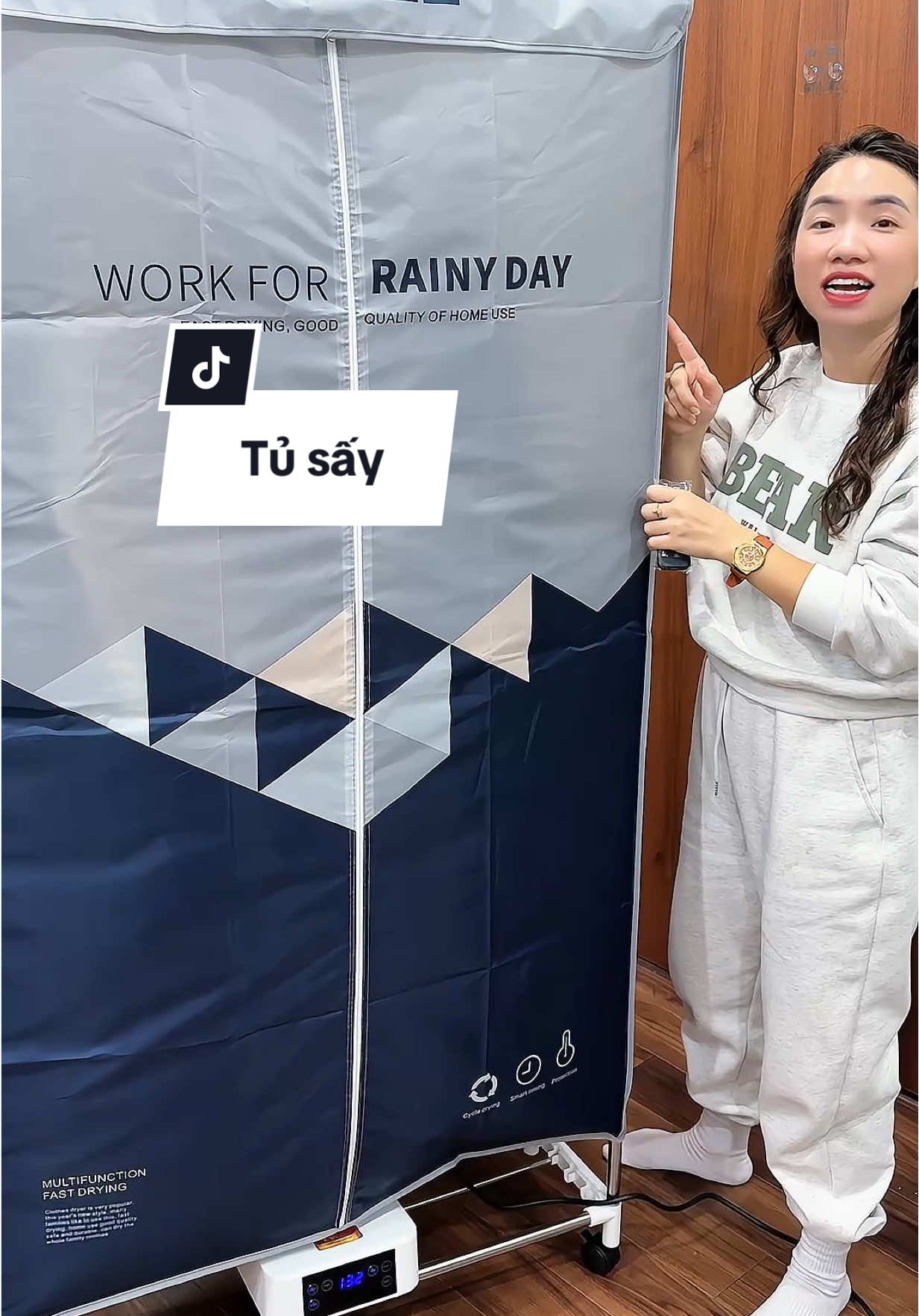 Tủ sấy quần áo gấp gọn CWELL - Sấy gốm Chính Hãng #xuhuong #tusayquanao #cwell #huyenhomhinh365 