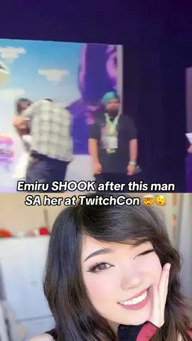 Lock bro up immediately #emiru #twitchcon #sa #creep #weirdo