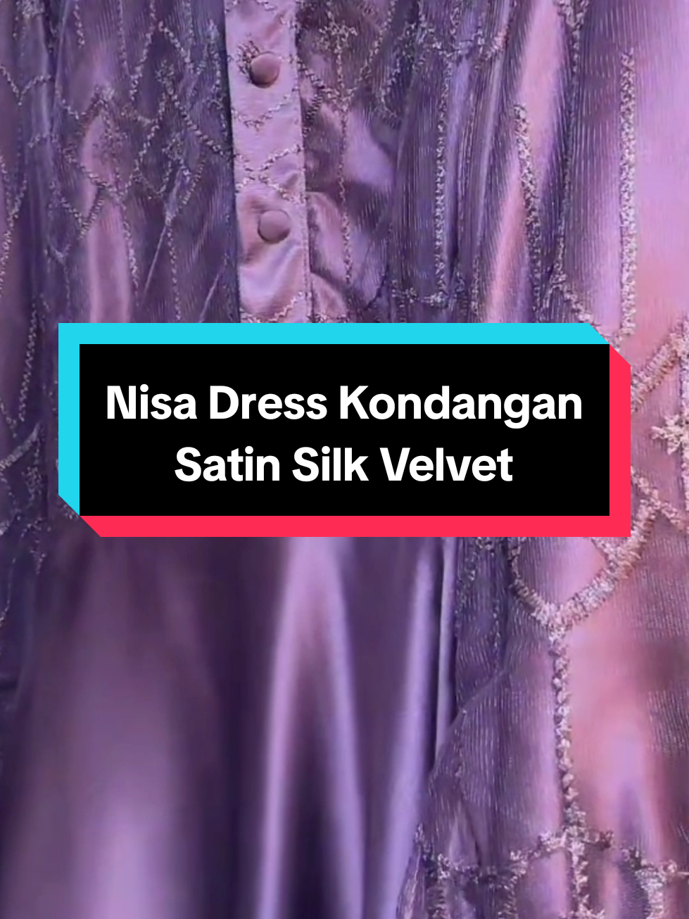 Nisa Dress Kondangan Satin Silk Velvet #dress #dressmurah #dresscantik #dresskondangan #dresswanita 