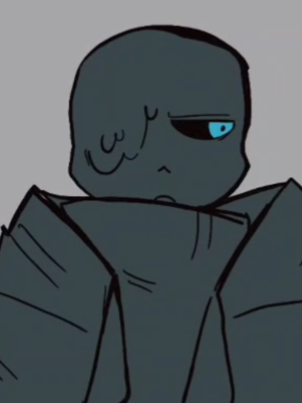 who is this guy and how'd he even get inside (⁠･⁠o⁠･⁠;⁠) . LAZY ANIMATION!! I heard the audio and thought it was funny #kawaiisans #nightmaresans #horrorsans #sansau #killersans