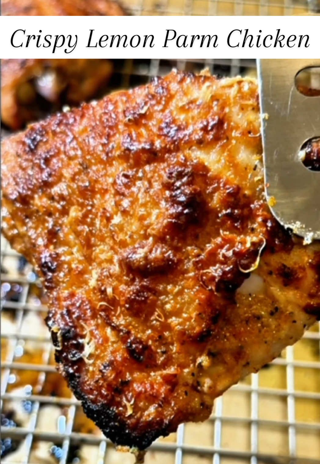 Crispy Lemon Parmesan Chicken Thighs 🍋 Golden, zesty, high-protein, and low-carb — this might be your new weeknight obsession. Bake them on a rack so the skin gets that perfect crackle. Full recipe below 👇 Recipe: 4 bone-in, skin-on chicken thighs 1½ tbsp olive oil Zest + juice of 1 lemon 2 tbsp grated parmesan 1 tsp garlic powder ½ tsp smoked paprika Salt + pepper Pat dry, toss in the mix, sprinkle with parm, and bake at 425° for 35–40 min on a rack (broil 2 min at the end if you want extra crisp). ✨High protein | Low carb | Easy weeknight dinner #highproteinrecipes #easychickenrecipes  #chickenrecipes #lemongarlicchicken #easyhealthymeals 