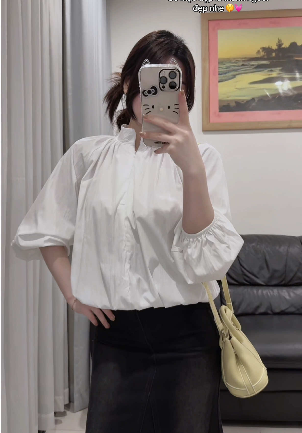 Áo dáng bồng đẹp mê lii ✨ #h2oclothing #aodangbong #aokieu #sominu #outfitideas 