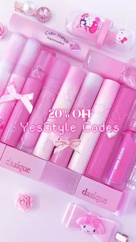 New update yesstyle code🤩 use my code for 20% off ✨🛍 #yesstyle #yesstylecode #fyp #yesstylecode #kbeauty 