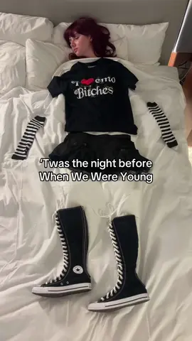 It’s emo Christmas Eve #whenwewereyoung #whenwewereyoungfest #emo #panicatthedisco #lasvegas 