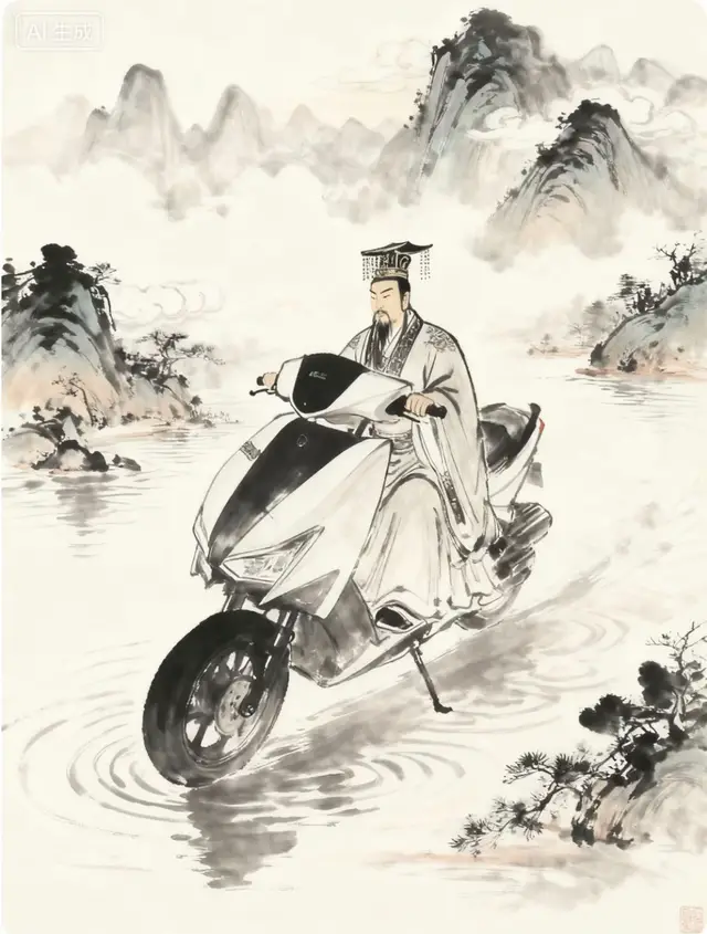 #山水畫 #六代 #fyp #tiktok #秦始皇 