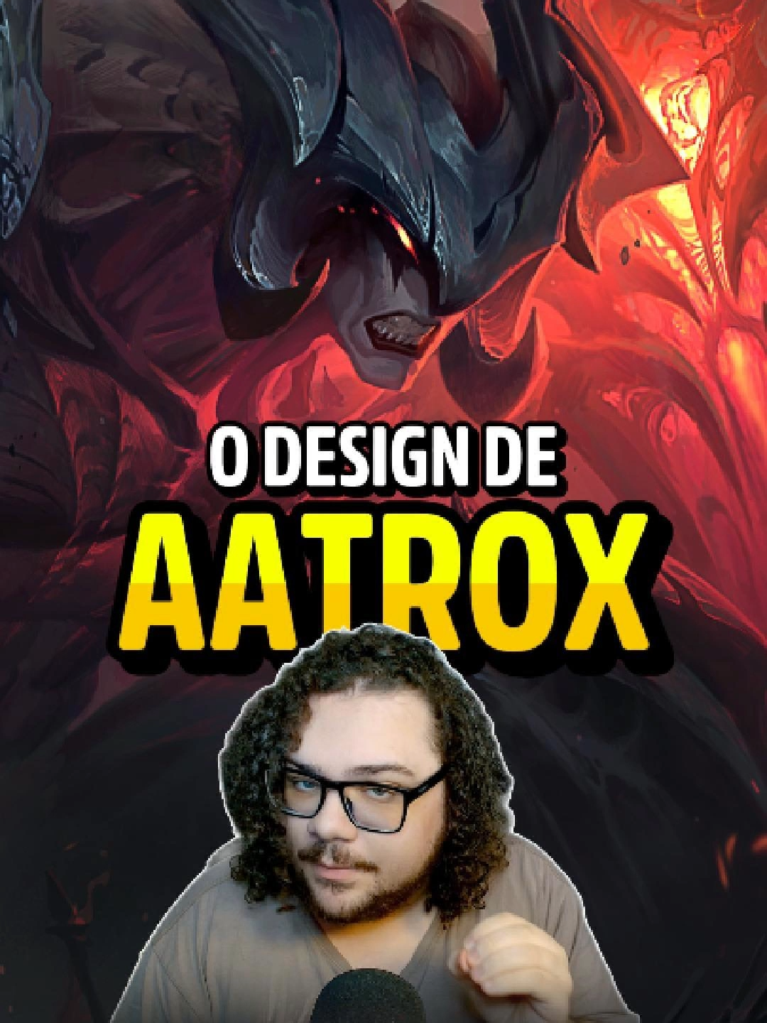 Aatrox é triste, e seu design também. | Hot-take de design de #leagueoflegends