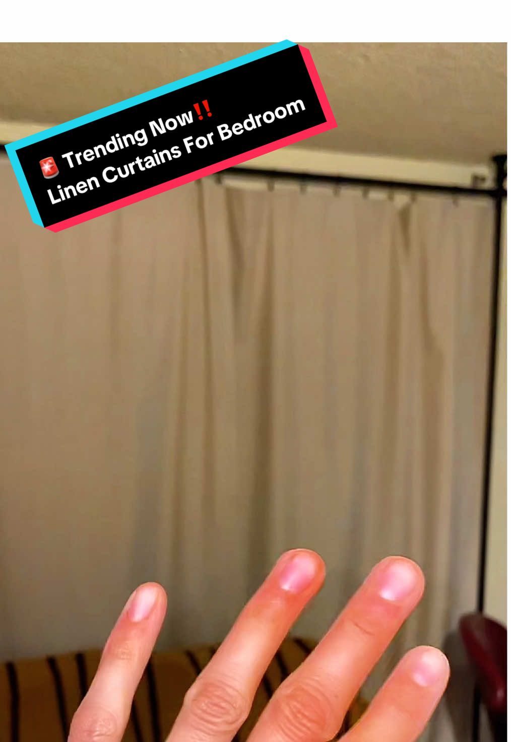 #linencurtains For Bedroom 🚨 Trending Now! Everyone’s Buying This – Act Fast 🔥 @Inovaday  #interiordesign #tiktokshopcreatorpicks  #linensheetsbenefits #fallfestival 
