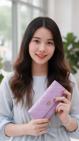 Ví nữ phong cách nhật bản và hàn quốc , dài, đa năng, khoá vương miện kim cương, sức chứa lớn, có ngăn đựng điện thoại di động #tuixachvahanhly #vida #thoitrangnu #thoitrang #xuhuong @T-Shop @T-Shop @T-Shop 