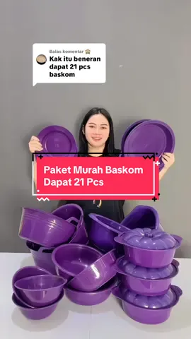 Membalas @🙈 seriusan kak ini dapat 21 pcs baskom #baskom #mangkok #nampan #piring #baki 