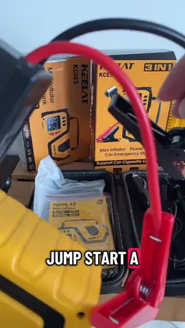 Car jumpstart Emergency Light power airpump 3in1 Keelat  #createtowin #emergency #jumpstart #car #airpump 
