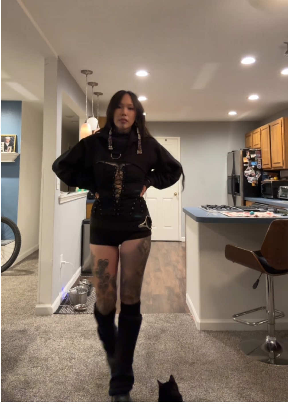 👹🎀come w me to da rave #fyp #OOTD #nativetiktok 