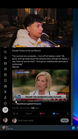 The presidents son is a super genius 