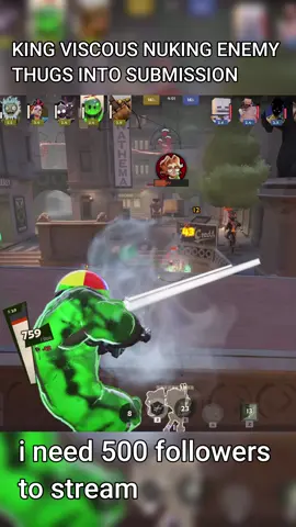 KING VICOUS NUKING ENEMY THUGS INTO SUBMISSION #deadlock #viscous #fyp 