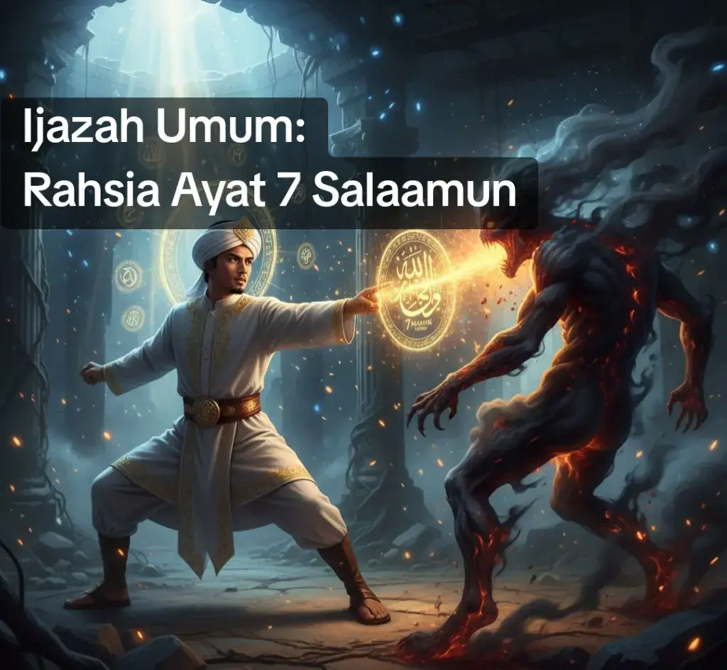 ✨✨Hari ini ingin saya mengajak saudara semua mengamalkan ayat 7 Salaamun yang cukup bagus untuk menjaga  keselamatan diri masing-masing, hanya dengan membaca 7x setiap selesai solat Subuh dan Maghrib, Insya-Allah kita akan terbebas dari segala macam bahaya dan mendapat perlindungan daripada Allah SWT. ✨✨Ayat ini juga boleh digunakan sebagai kaedah untuk menikam atau menembak dengan cara halakan jari telunjuk pada tempat jin duduk mengikut firasat hati kita, kemudian baca ayat 7 Salaamun tersebut. Sekiranya hati kita merasa ada seperti  sesuatu yang mengganggu kita, Insyaa Allah  jin akan segera pergi.  ✨✨Berikut ini adalah amalannya :- بسم الله الرحمن الرحيم سَلَامٌ قَوْلًا مِنْ رَبٍّ رَحِيمٍ  1. *Salaamun Qoulam Mirrobbir Rohiim* (Surah Yaasin ayat ke 58)  سَلَامٌ عَلَى إِبْرَاهِيمَ  2. *Salaamun A'laa Ibrohiim* (Surah Ash-Shaaffaat ayat ke 109)  سَلَامٌ عَلَى نُوحٍ فِي الْعَالَمِينَ  3. *Salaamun A'laa Nuuhin Fil A'lamiin* (Surah Ash-Shaaffaat ayat ke 79)  سَلَامٌ عَلَى مُوسَى وَهَارُونَ  4. *Salaamun A'laa Muusa Wa Haaruun* (Surah Ash-Shaaffaat ayat ke 120)  سَلَامٌ عَلَى إِلْ يَاسِينَ  5. *Salaamun A'laa Ilyaasiin* (Surah Ash-Shaaffaat ayat ke 130)  سَلَامٌ عَلَيْكُمْ طِبْتُمْ فَادْخُلُوهَا خَالِدِينَ  6. *Salaamun A'laikum Thibtum Fad Khuluuhaa Khoolidiin* (Surah Az-Zumar ayat ke  73)  سَلَامٌ هِيَ حَتَّى مَطْلَعِ الْفَجْرِ 7. *Salaamun Hiya Hatta Mathla'il Fajr*      (Surah Al-Qadr ayat ke 5) Semoga Barokah Sila lafaz kan 