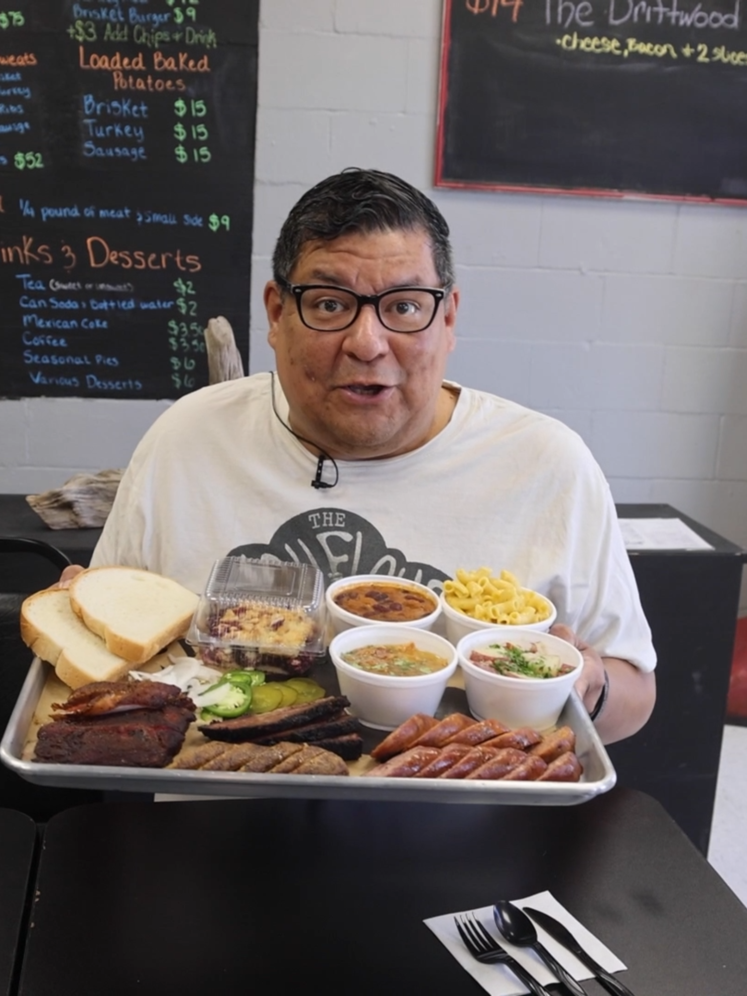 Our adventure takes us to Santa Fe, Texas! Chris, a U.S. Navy veteran, and Luis, who brings 17 years of experience in the restaurant industry, share a true passion for great BBQ and their community.From perfectly smoked meats to savory homemade sides, every bite is packed with bold Texas taste. This isn’t just barbecue—it’s an unforgettable Texas BBQ experience. Only at Driftwood BBQ. #bbq #santafetx #txchron#texas Driftwood BBQ  3805 FM 646, Santa Fe, TX 77510 https://www.driftwoodbbqtx.com/