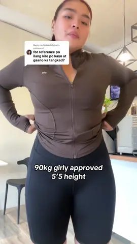 Replying to @MAYANGzkie ayan na sis icheckout mo na yan 😍❤️ #yogajacket #plussizejacket #runningjacket 