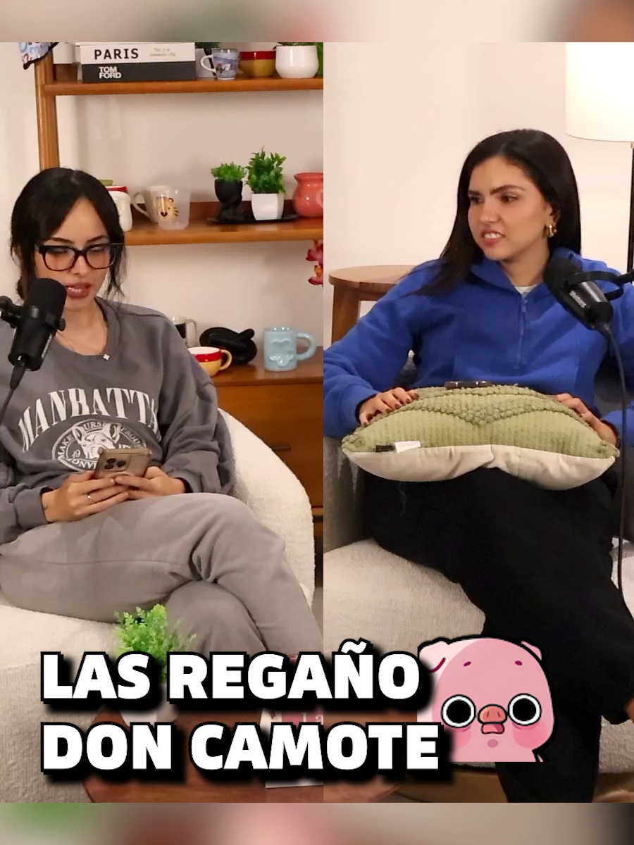 Camote regaño a Cris y a Vicky