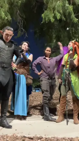 Just a gnarly lil gnome that still has energy after f**ing sh!+ up  Keyleth: @☀️Sunshine/Sunny☀️  Vex: @Berry🐻🍓  Vax: @Donut_Cosplay  Scanlan: Me Original characters from @Critical Role  #criticalrole #criticalrolecosplay #voxmachina #thelegendofvoxmachina #voxmachinacosplay