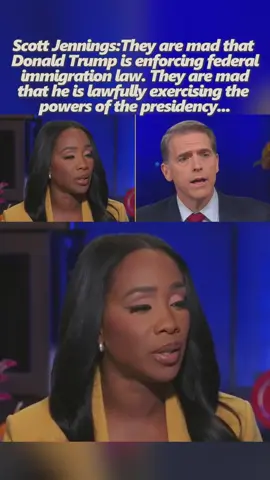 Scott Jennings:They are mad that Donald Trump is enforcing federal immigration law. They are mad that he is lawfully exercising the powers of the presidency...#trump #democrat 