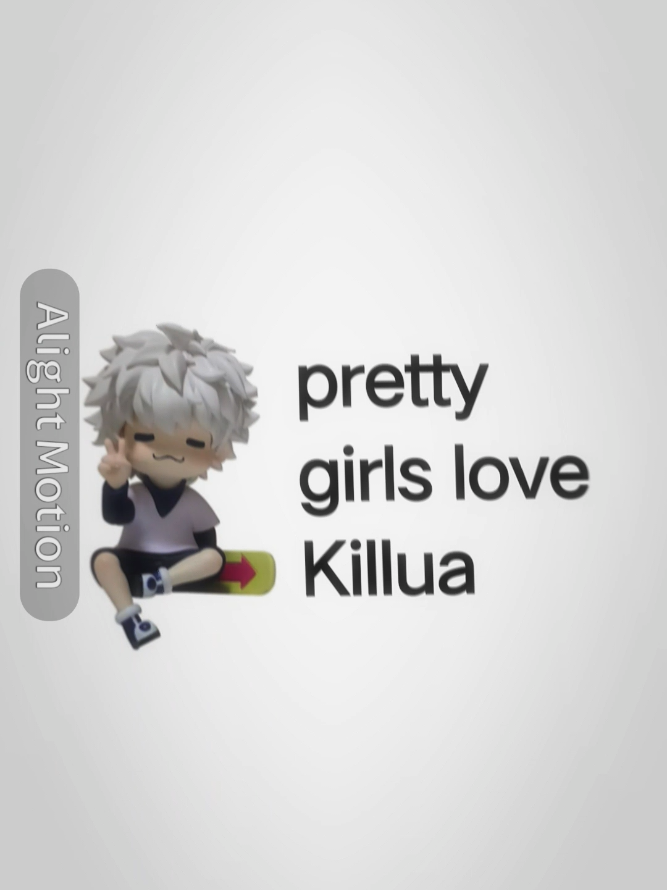 pretty girls love Killua #killua #hunterxhunter #fyp #4u #lewatberanda 