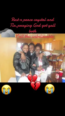I wish I could’ve just got one 1️⃣ conversation out of yall ,I can’t even find words how empty I feel inside ,but I pray yall found each other and God allow yall in heaven to continue yall journey #444 #twosisters #rip #heartbroken 