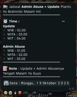 mending ikut admin abuse sab aj jm 20.00-21.00  dari pada pvb jm 01.00-02.00#robloxfyp #pvb #jandel  #armin #fyp 