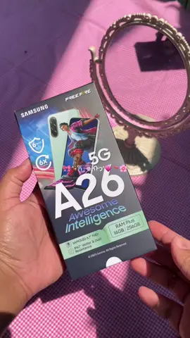 Pink so cutee💗 #samsunga26 #samsunga26pink #a26peachpink 