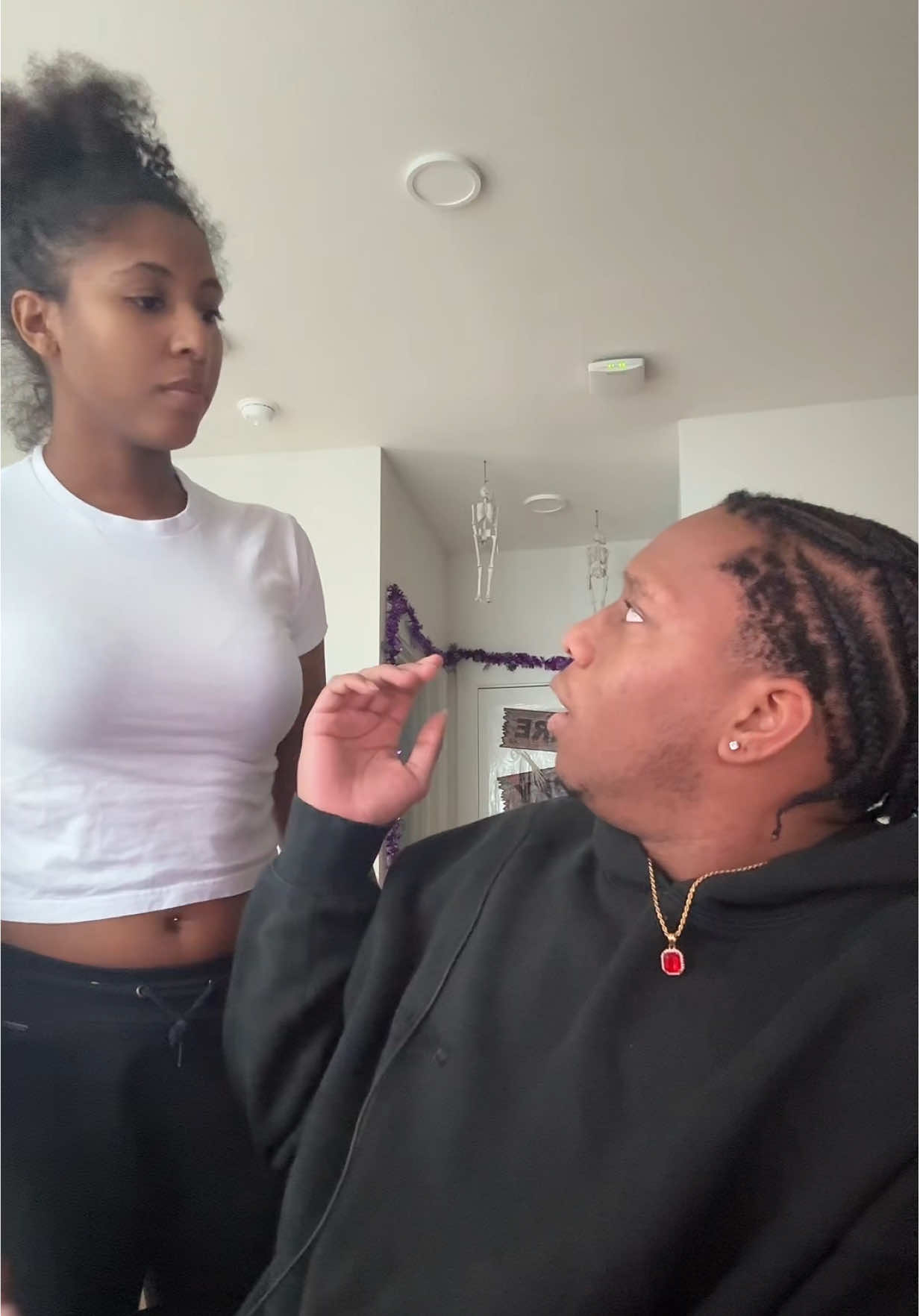 No he didn’t just say that 🤬🫢 #fyp #kemoniandleron #couples #viral #houston 