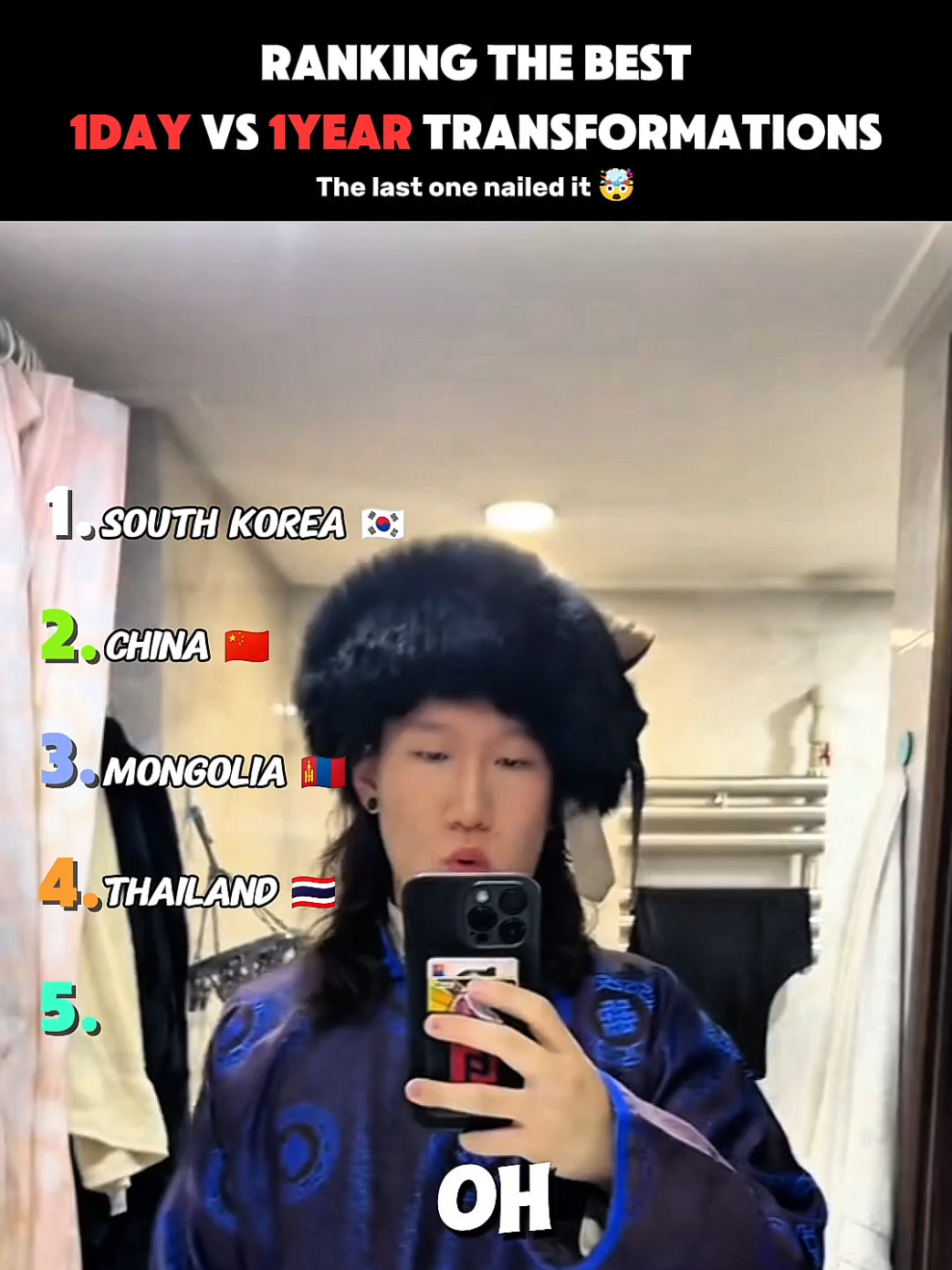Ranking 1Day vs 1Year transformations #funnyvideos😂 #bestof #ranking #fyp 