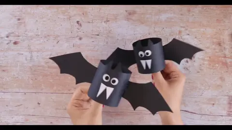 1 chiếc dơi cho các bé thực hiện #halloween #handmade #mamnon #treem #dodungmamnon 