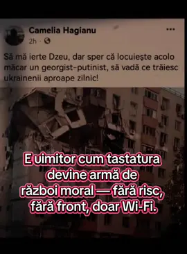La câtă lumină divină se revarsă pe Facebook, surprinzător că nu s-a terminat războiul doar cu statusuri sfințite. Dumnezeu probabil citește comentariile și se întreabă când s-a transformat teologia în talk-show geopolitic. Unii se roagă pentru pace, alții pentru ca vecinii lor ideologici să simtă focul dreptății — fiecare cu evlavia lui. E reconfortant să știi că, din fotoliu, poți administra judecata divină mai eficient decât oricare profet. Dacă indignarea ar fi armă, Facebook-ul ar fi cucerit Kremlinul demult.#fypromania🇷🇴🇷🇴 #romaniantiktok #dumnezeusateierte #luaticubanane👏🤣🤣 #ancaadelinag 