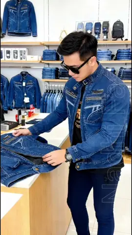 Jaket Jeans The Bery Bernaz TB Kerah Bordir Distro Premium Denim Pria Wanita #jaketjeansoringinal #JaketJeansPria #JaketDenimModern #DenimStyle #FashionPria 