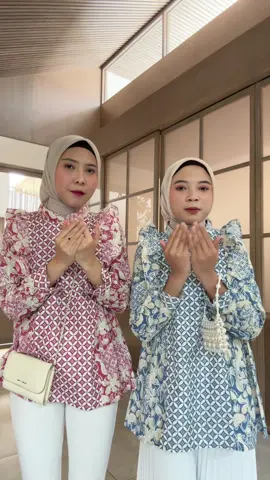 Amin paling seriusssss❤️‍🔥 #WIBGajian #twins #outfitideas #batikkerja #gajiansale 