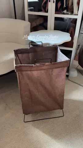 this foldable laundry basket very aesthetic ✨🥹 #laundrybasket #foldablelaundrybasket #aesthetic #laundrytok #storagebasket 