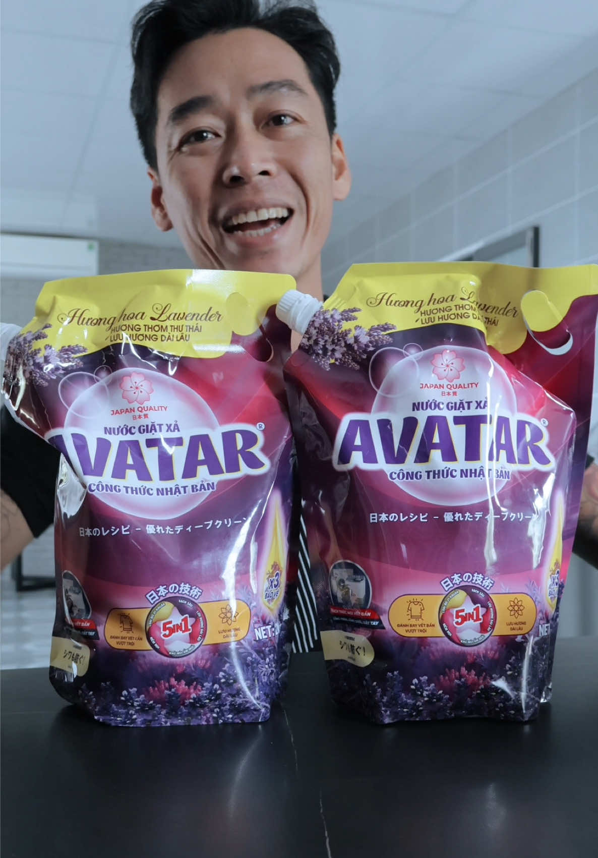 Nước Giặt 5 Trong 1 Hình Avata#nuocgiatxa #nuocgiat 