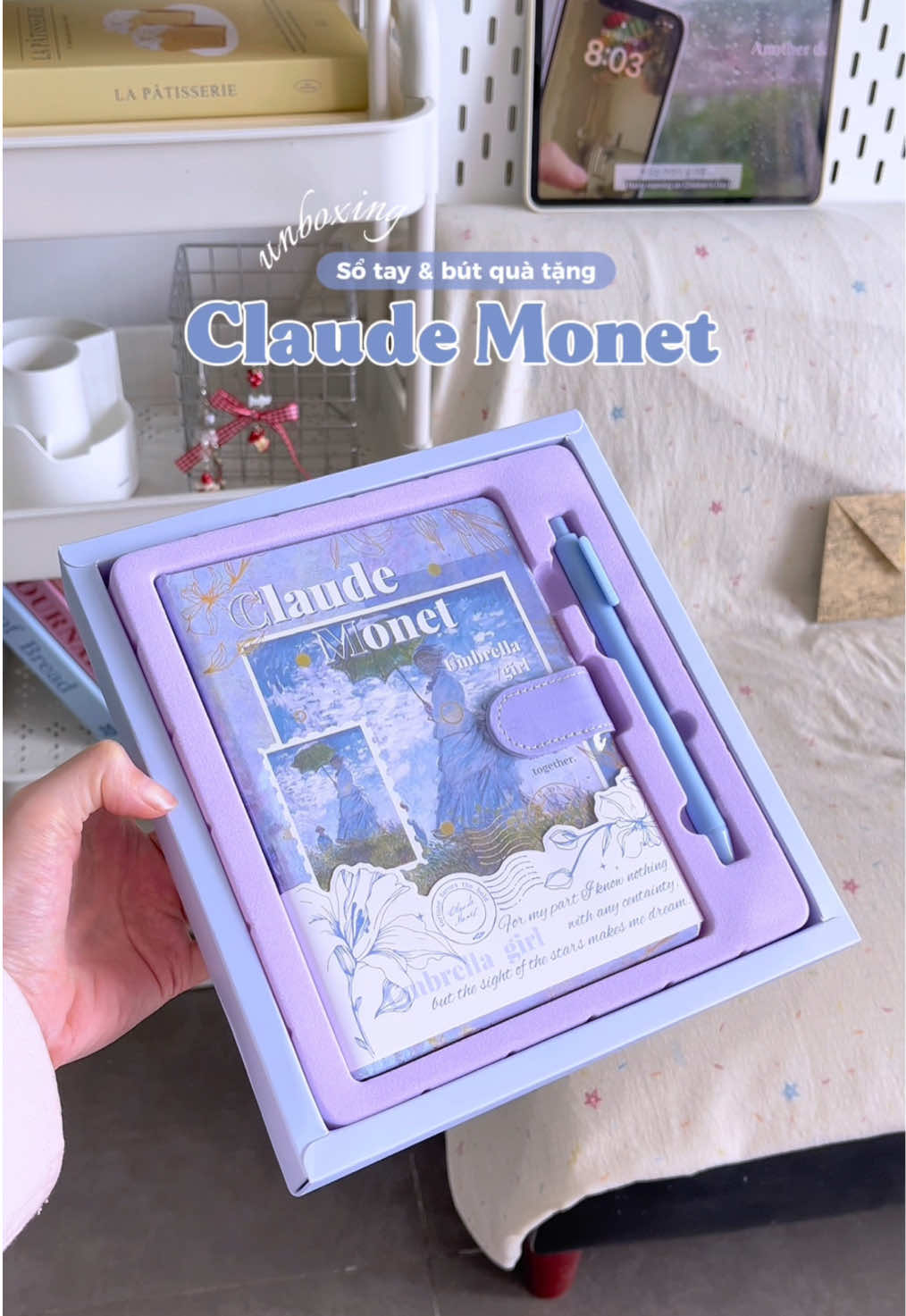 Sổ tay & bút, bộ quà tặng cho thầy cô 20/11 này. Mn tham khảo nhá. #claudemonet #quatang #sotayquatang #quatang2011 #sotay 